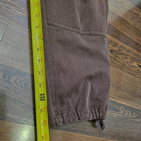 Empyre Relax Mens Pants 30 Cargo Brown Utility Workwear Skate Y2K Streetwear - Picture 10 of 12